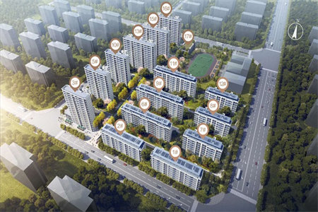 东武古城北区对面:中区回迁房有房产证，南北通透！